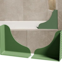 Silicone Shower Splash Guard Bathroom Corner Waterproof Baffle