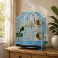 Stainless Steel Bird Enclosure Sturdy Breeding Bird Enclosure Slide-out Trays