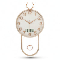 Wall Clock with Calendar Easy to Read Round Wall Clock Modern for Living Room