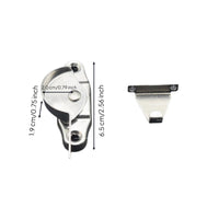 Thickened Stainless Steel Glazing Lock, Security Sash Lock, Sliding Glazing Lock, kid protection, Easy to Install, Home Security