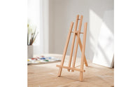 Portable Wooden Tabletop Easel Compact Adjustable Table Easel Fold-Flat Art Supply Sturdy for Artists, Students, Beginners, Painting, Sketching, Studio, Classroom