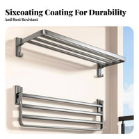 Foldable Wall Hanger Drillno-drill Installation for Closet, Apartment Dwellers