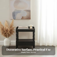 Bedside Cabinet with Drawer French Country design Single-Drawer End Table for Den
