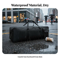 Electronic Piano Carrying Case Waterproof Digital Piano Carrying Case Padded Keyboard Gig Bag Thickened Padding for Gigs
