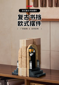 European Style Door Bookend Vintage Creative Home Decor Resin Craft