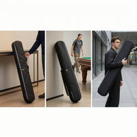 Padded Pool Cue Case Compact Pool Cue Case with Shoulder Strap Water-Resistant Sturdy for Practice Sessions