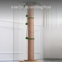 Large Sisal Cat Scratching Post with Interactive Ball