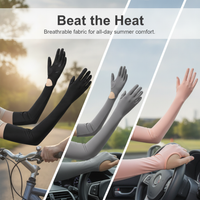 Women's UV Protection Cooling Arm Sleeves for Outdoor Cycling and Driving