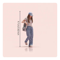 Fashion Girl Figurine Detailed Outfit Girl Figure Cute for Collectors