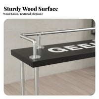 Long utilitarian Highhigh-high-top table Set business-grade Grade Counter Height Table and Stool Set Space-Saving Dining Furniture for Cafe Owners, Bar, Living Room