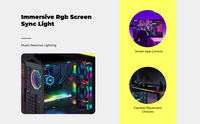 Screen sync RGB strip, USB powered.