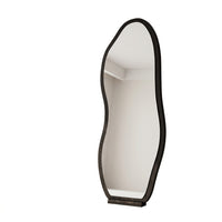 Full Length Mirror, 180*80 Walnut [Wall-leaning] No Bracket