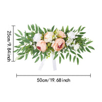 Artificial Peony Garland Realistic Peony Garland No Maintenance Required