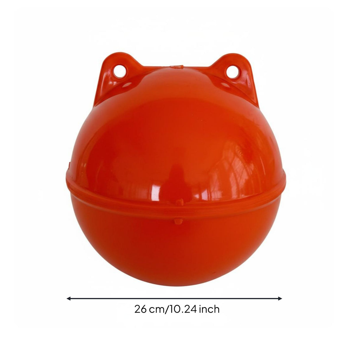 Hollow Plastic Buoy Ball High Visibility Double Ear Mooring Buoy Heavy Duty