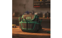 Tool Bag with Waist Strap Multifunction Crossbody Tool Bag Compact Small for Electricians, Home Repairs, Construction Sites