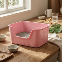 Extra Large Litter Tray Plastic Pet Supplies Easy to Clean