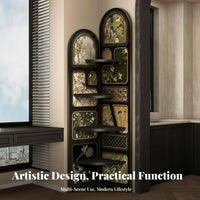 Floor-Standing Triangular Tiered bookshelf Space-Saving Corner Shelving Unit Freestanding shelving unit French Inspired for Apartment Dwellers, Design aficionados, Office Workers, Living Room, Study, Bedroom