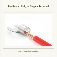 U-Shaped Copper Crimp Terminal