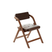Padded Folding Chair Foldable Household Furniture with Back Support for Students