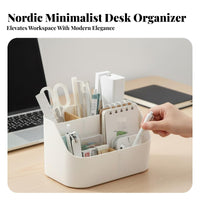 Rectangular Organizer Box, Multi-Functional Desktop Storage, Compartment Design, Large Capacity