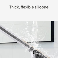 Silicone Floor Squeegee with Long Rotating Handle