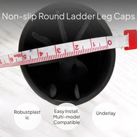 Anti-Slip Ladder Foot Pads, Thickened Plastic Protectors