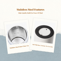 Mini electric water boiler, temp control