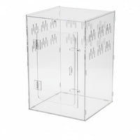 Transparent Box Ventilated Design Transparent Enclosure Secure Latch Acrylic Reptile Enclosure for Desktop