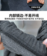 牛仔腿套干活防尘耐磨防污防脏裤套劳保电焊加厚护膝下地工作脚套