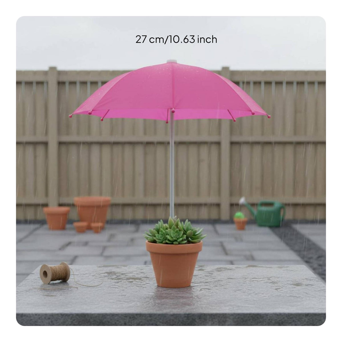 Plant Umbrella Rain Protection Potted Plant Umbrella Easy to Install