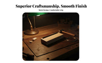 Professional Grade Fret End Beveling File Comfortable Wooden Grip Fret End Dressing File Solid Wood Construction for DIY Hobbyists, Fretwork
