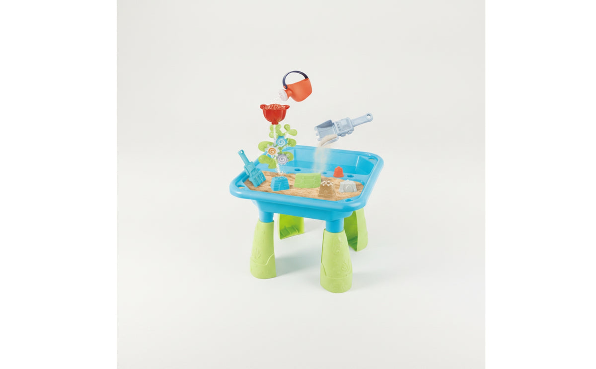 Outdoor Sand and Water Play Table Molded Sand and Water Table Interactive Toy Compact for Backyard