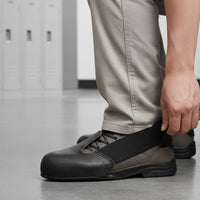 Reinforced Toe Shoe Cover Bovine Leather Leather Toe Cap Lightweight Personal Guarding Equipment for Workers, Workshop, Construction Site