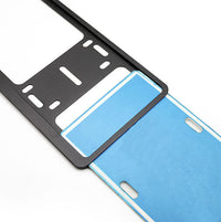 XCLPF Aluminum Alloy Anti-Theft License Plate Frame with Double-Layer Track