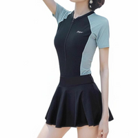 One-Piece Swimwear, Conservative Leg Cut, Water Aerobics
