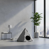 Pyramid Feline Hideaway Detachable Cat House Lightweight Foldable Pet Tent for Kittens