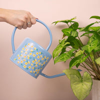 现货外贸热销定亚马逊印花水壶大容量浇花浇水壶1.3L 北欧田园风