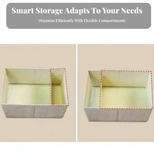 Compartmented Clothes Box Large Capacity Closet Organizer cleanable for Dorm Room
