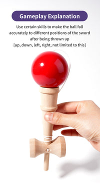 Wooden Kendama Ball and Cup Toy