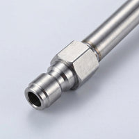 Car Cleaning and Car Wash Pressure Washer Lance, Metal Gutter Cleaner with U-Shaped Rod, 35cm Angled Nozzle Extension, High Pressure 90 Shape