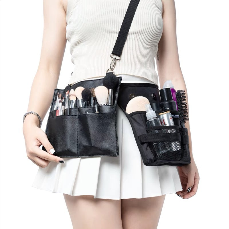 2-in-1 Makeup Artist Waist and Crossbody Bag for Studio and Film Set