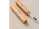 Nail Art Brush Handle Replacement Nail Brush with Wooden Handle Detachable Long-Lasting for Manicurists, Manicure Stations