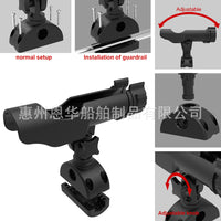 Stainless Steel Fishing Rod Holder for Boats, Carbon Fiber, Model E579540-RBK