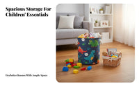 3 Pieces Dinosaur Print container Set long-lasting Toy container Lightweight for children, Parents