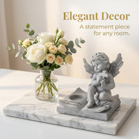 European Style Resin Angel Candle Holder