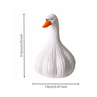 Duck Figurine Feather Textures Room Decor Smooth Finish