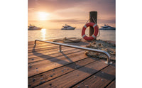Stainless Steel Boat Handrail Yacht Guardrail Aquatic Grab Bar Anti-Rust Boat Grab Handle Sturdy Duty