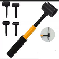 Multi-Head Door Hinge Adjustment Tool with Standard Gauge, Heavy Duty