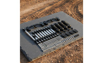 Metal Pull Rod and Shock Damper Kit Easy to Install Metal Chassis Link Rod Kit RC Car Shock Absorb Set for Modification, Upgrading