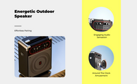 Rechargeable PA speaker for karaoke